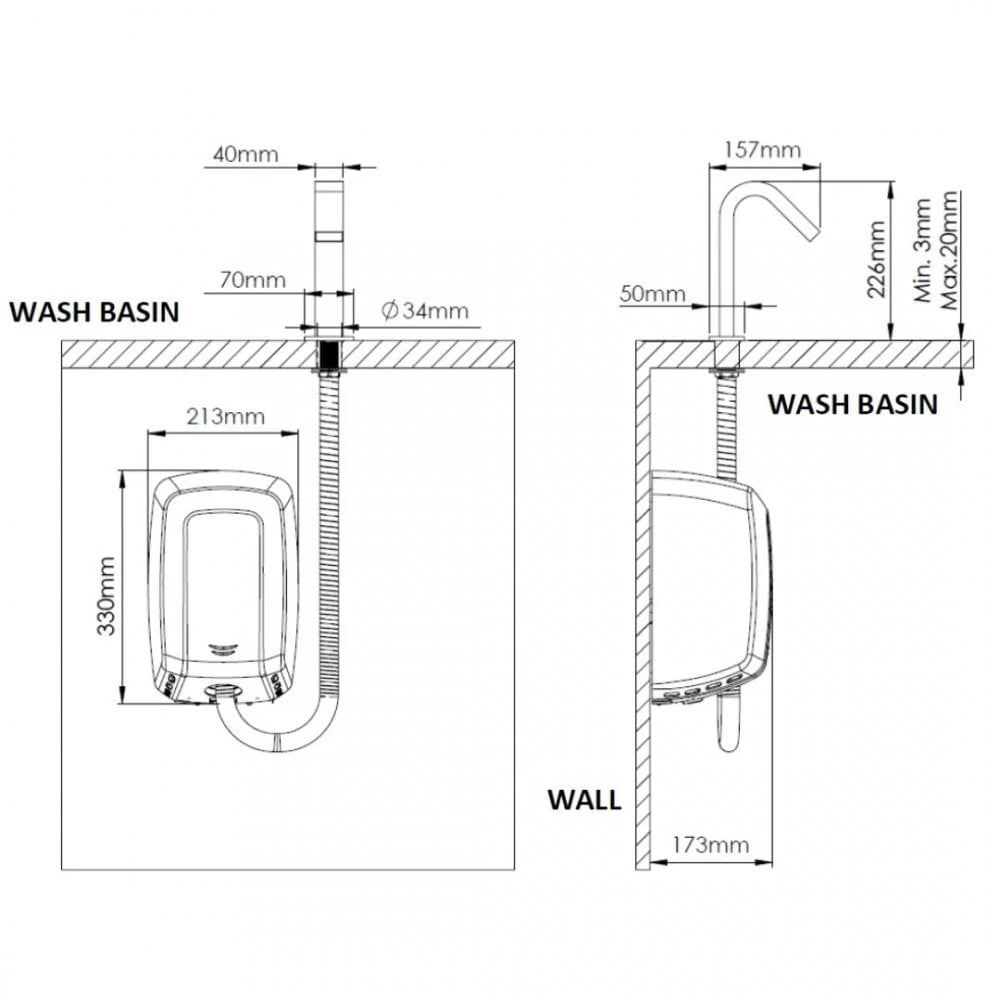 Bi-Tap Wash & Dry