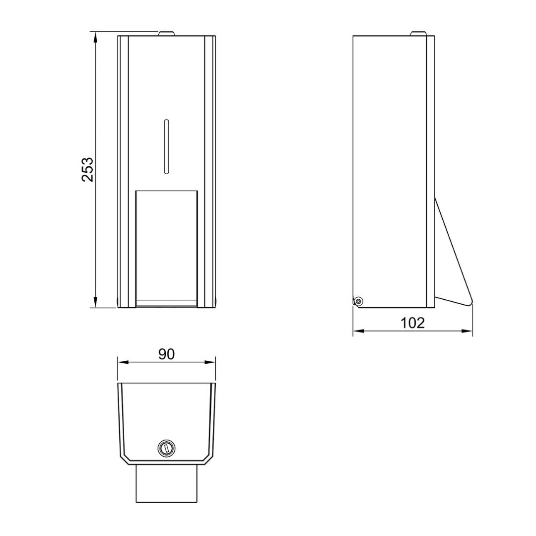 Stainless Steel Foam Soap Dispenser