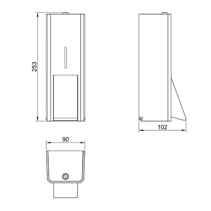 Stainless Steel Foam Soap Dispenser